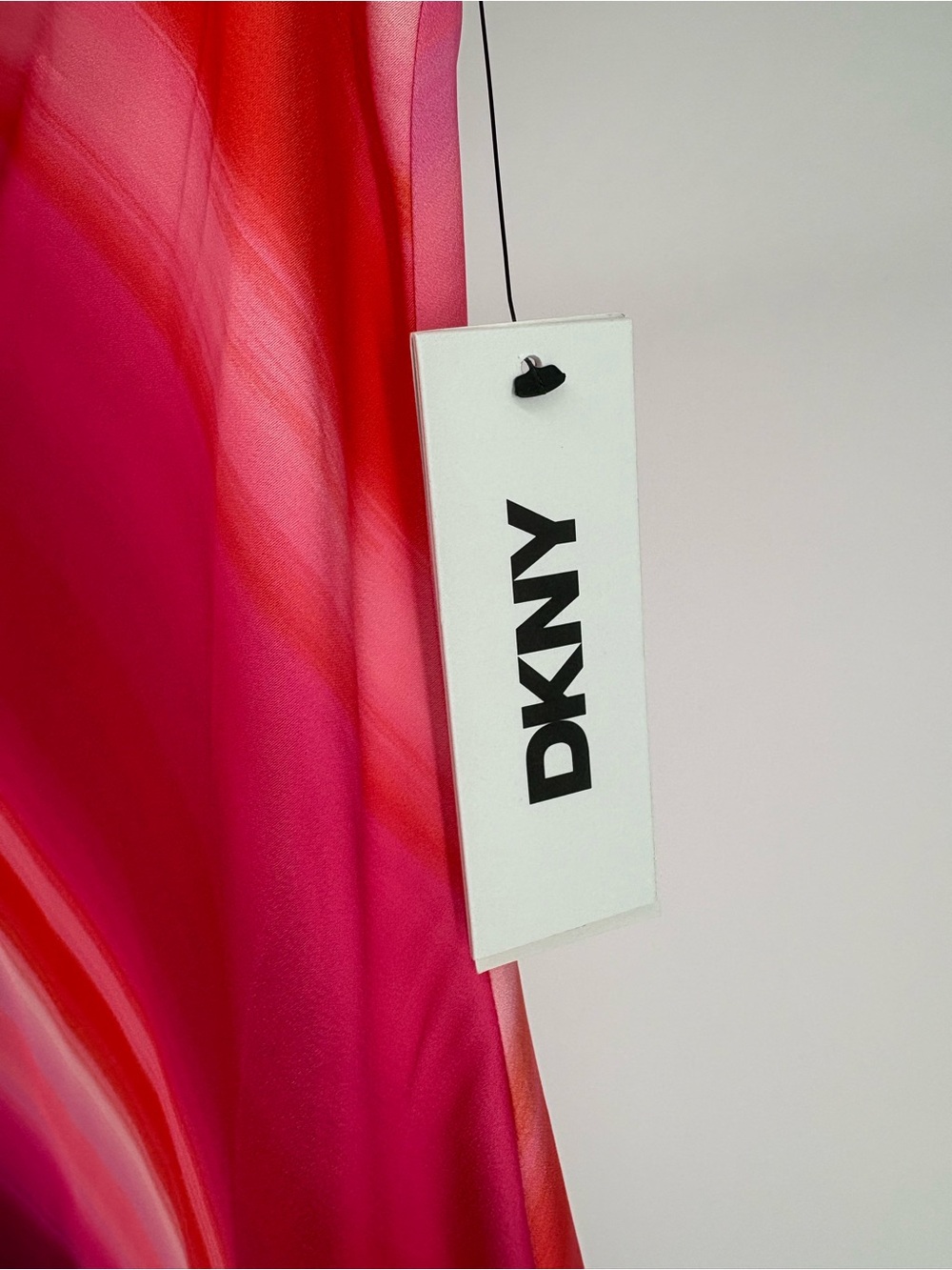 NEW DKNY Sleeveless Cowl Neck Slip Dress - Pink Multi size 2P - Picture 5 of 5